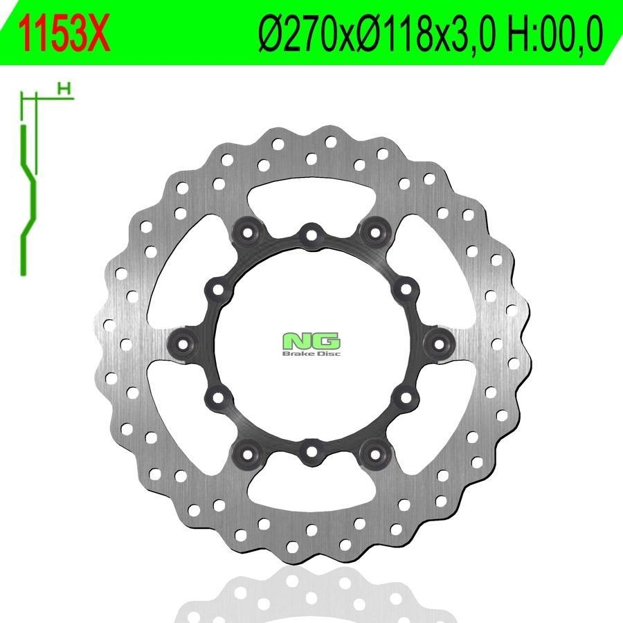 DISCO FRENO NG 1153X  270 X  118 X 3