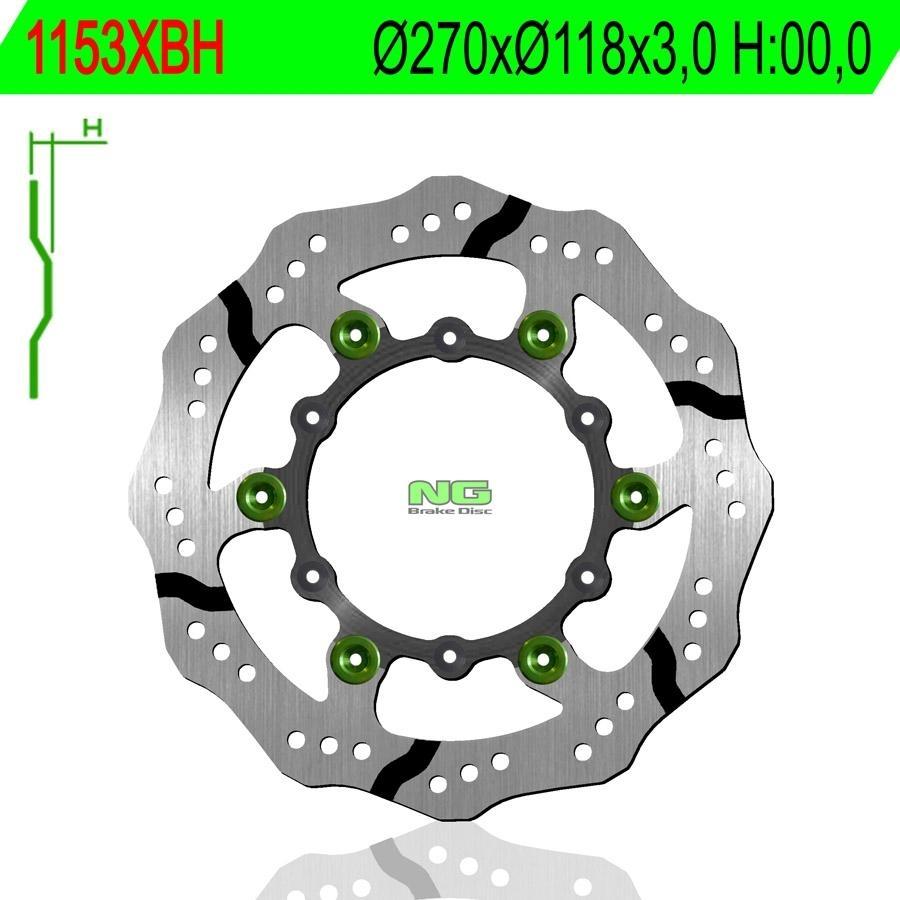 DISCO FRENO NG 1153XBH 269 5 X 118 X 3 0