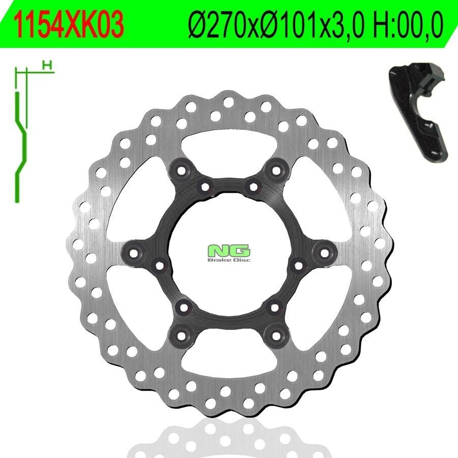 DISCO FRENO NG 1154XK3  270 X  101 X 3