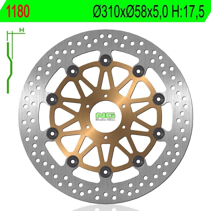 DISCO FRENO NG 1180  310 X  58 X 4