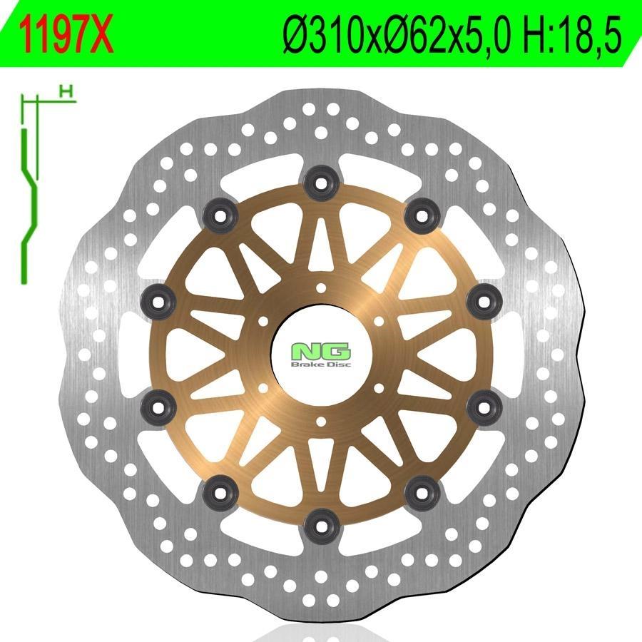 DISCO FRENO NG 1197X  310 X  62 X 5