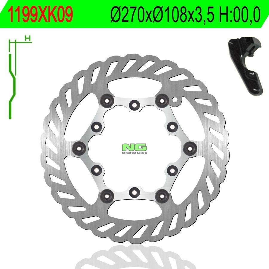 DISCO FRENO NG 1199XK9  270 X  108 X 3.5