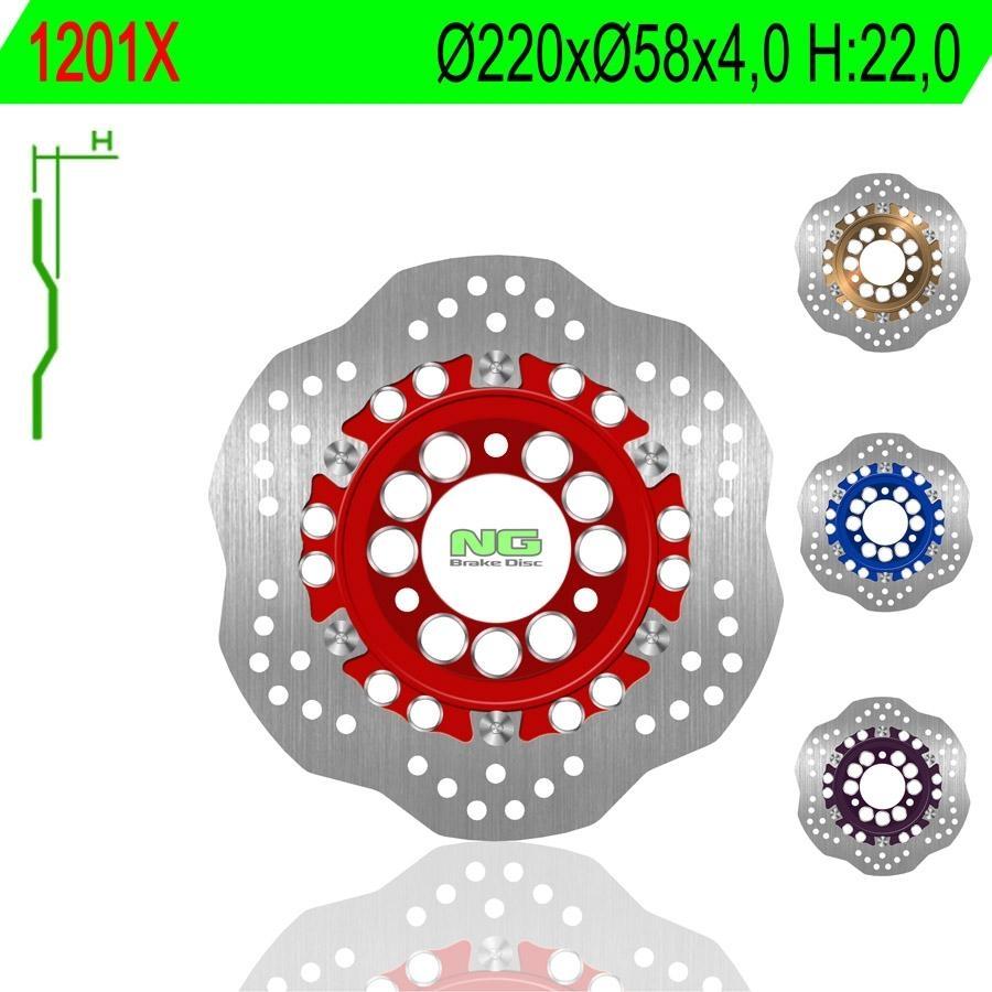 DISCO FRENO NG 1201X  220 X  58 X 4