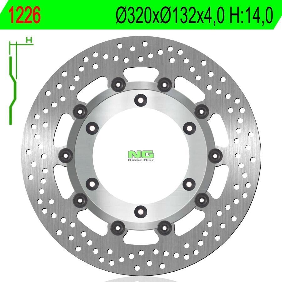 DISCO FRENO NG 1226  320 X  132 X 4