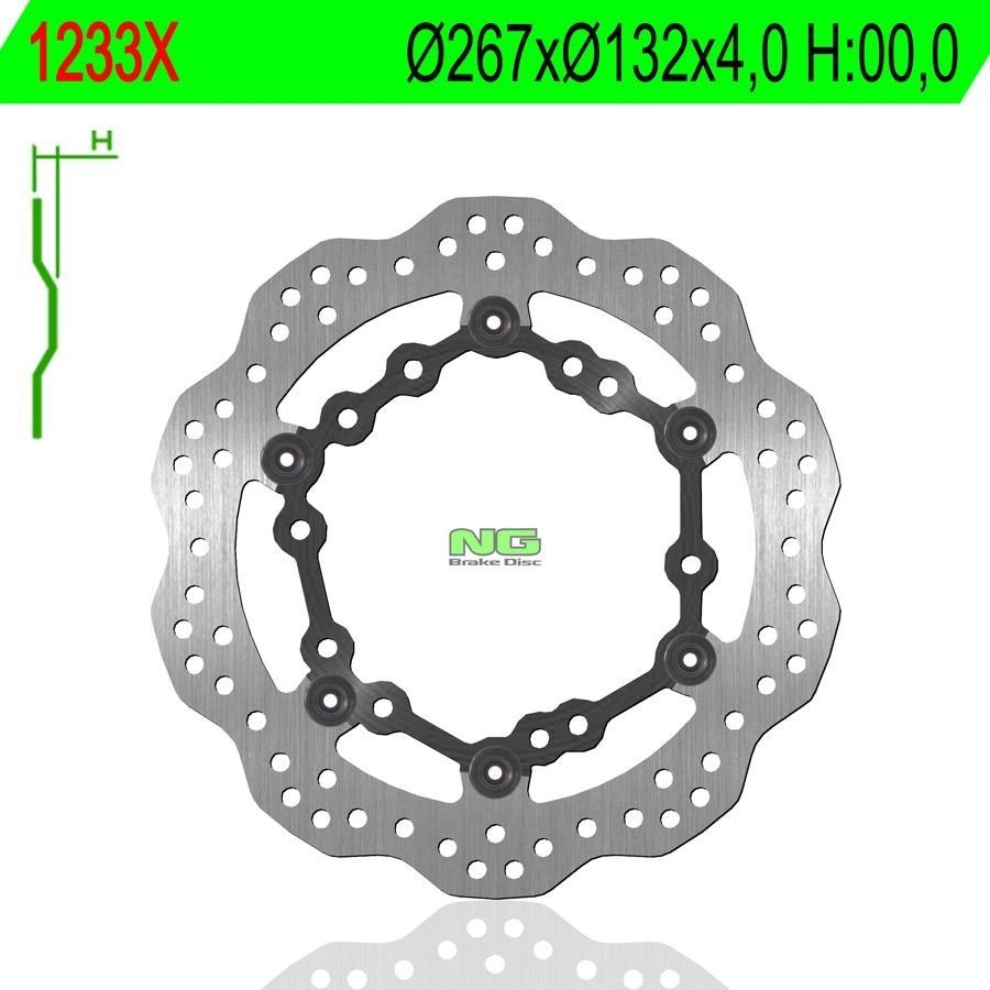 DISCO FRENO NG 1233X  267 X  132 X 4