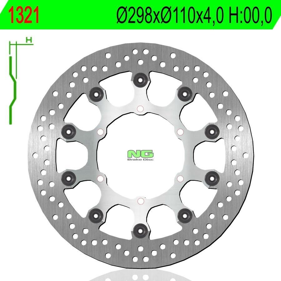 DISCO FRENO NG 1321  298 X  110 X 4