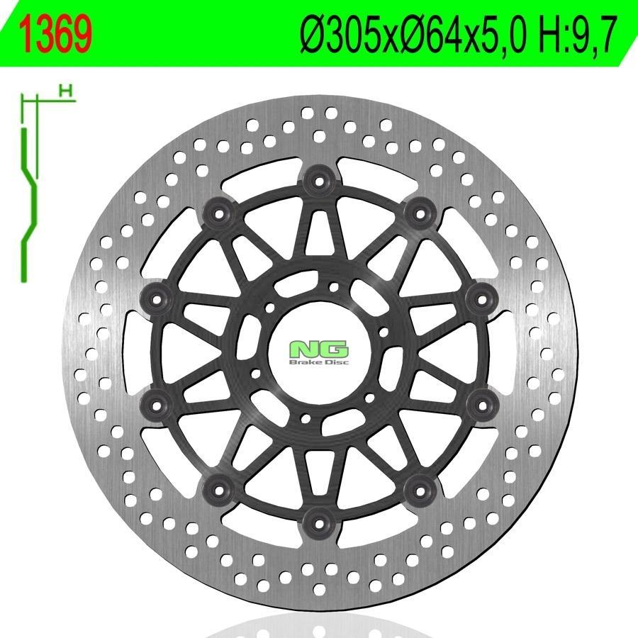 DISCO FRENO NG 1369  305 X  64 X 5