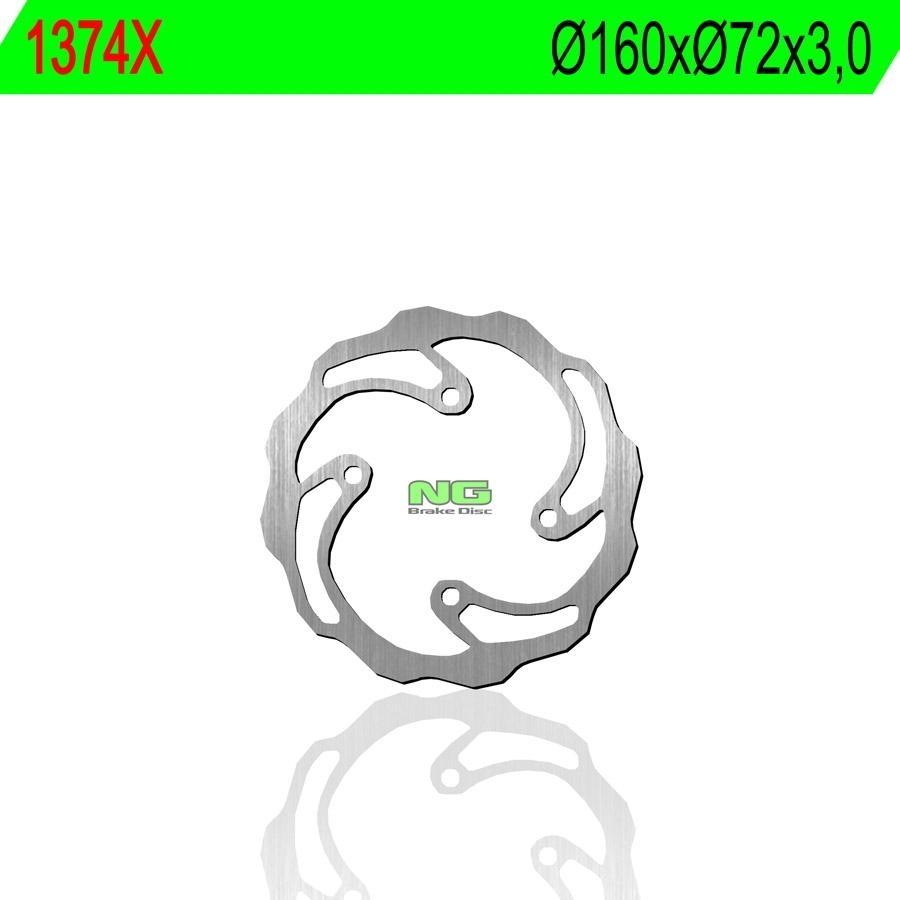 DISCO FRENO NG 1374X  160 X  72 X 3