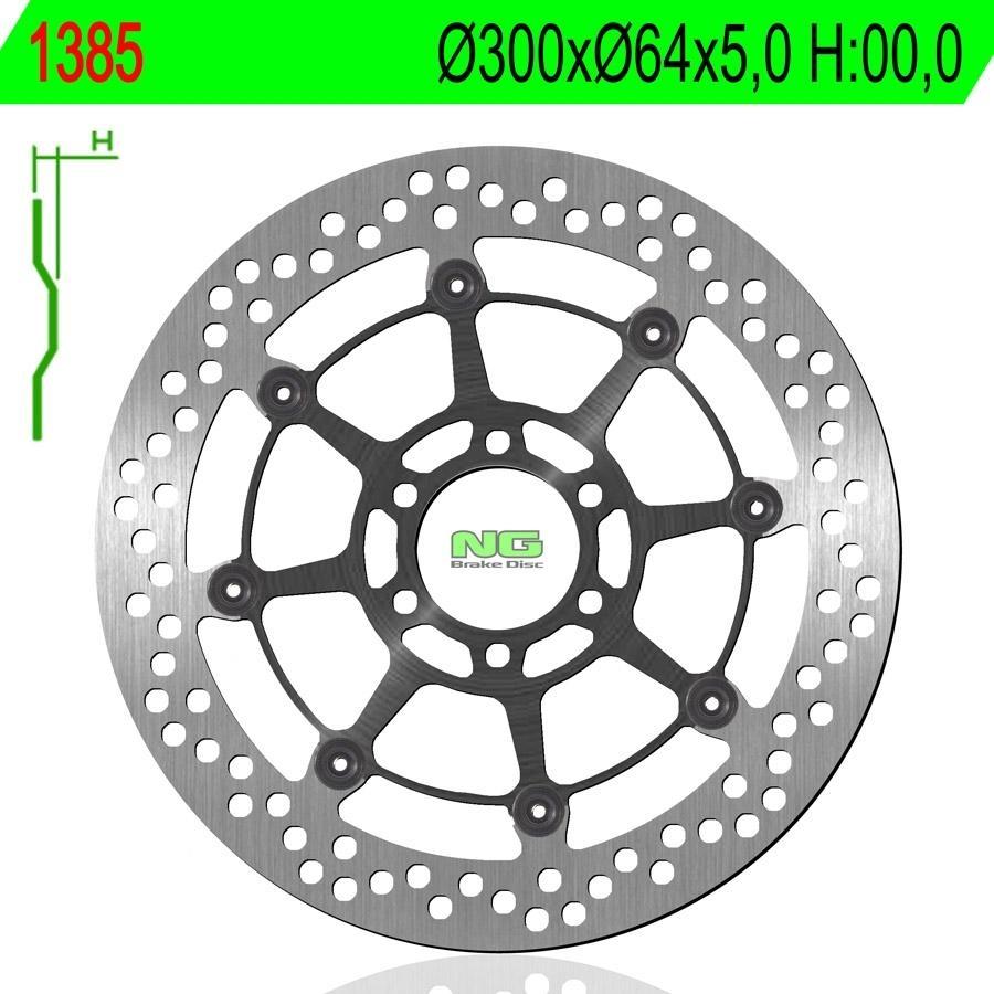 DISCO FRENO NG 1385  300 X  64 X 5