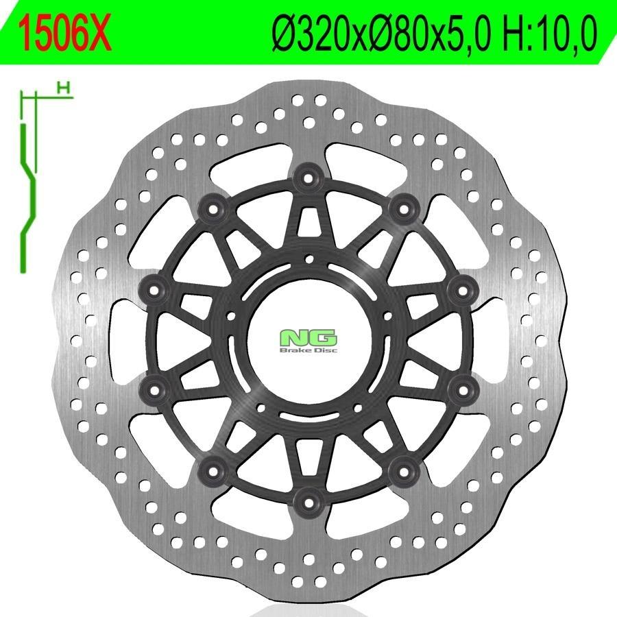 DISCO FRENO NG 1506X 319 5 X 80 X 5 0
