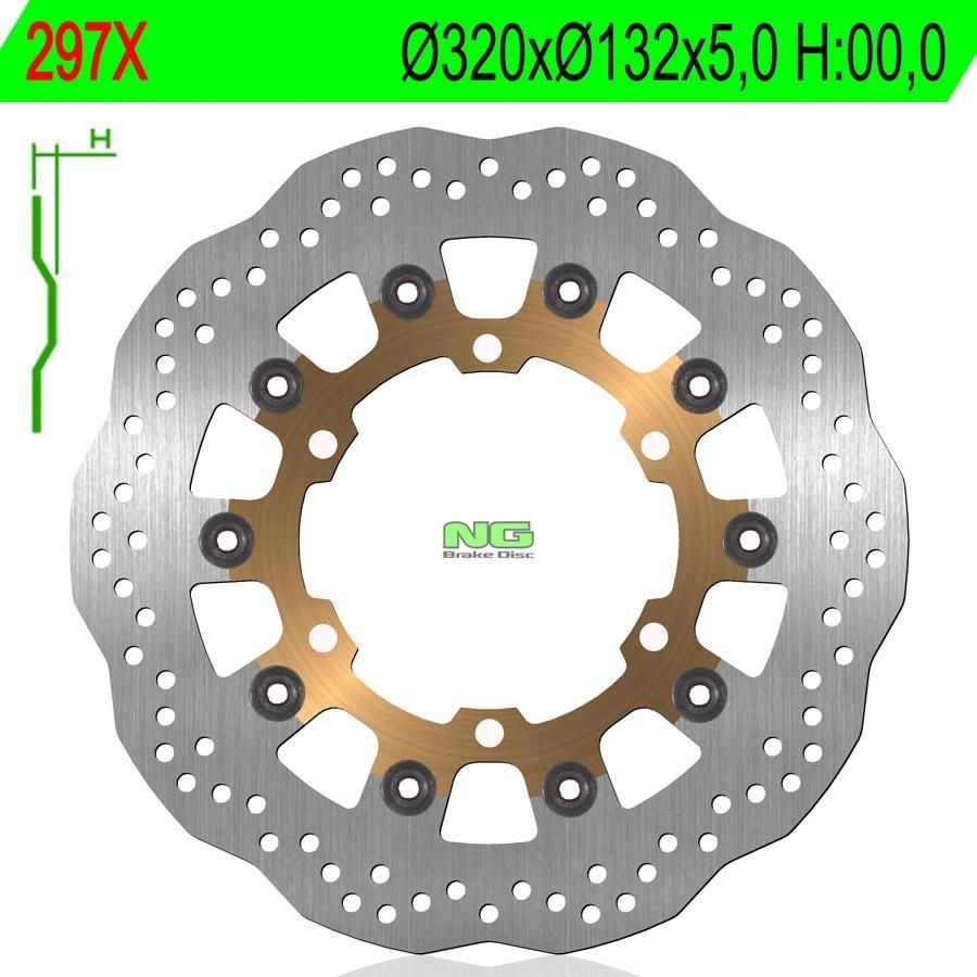DISCO FRENO NG 297X  320 X  132 X 5