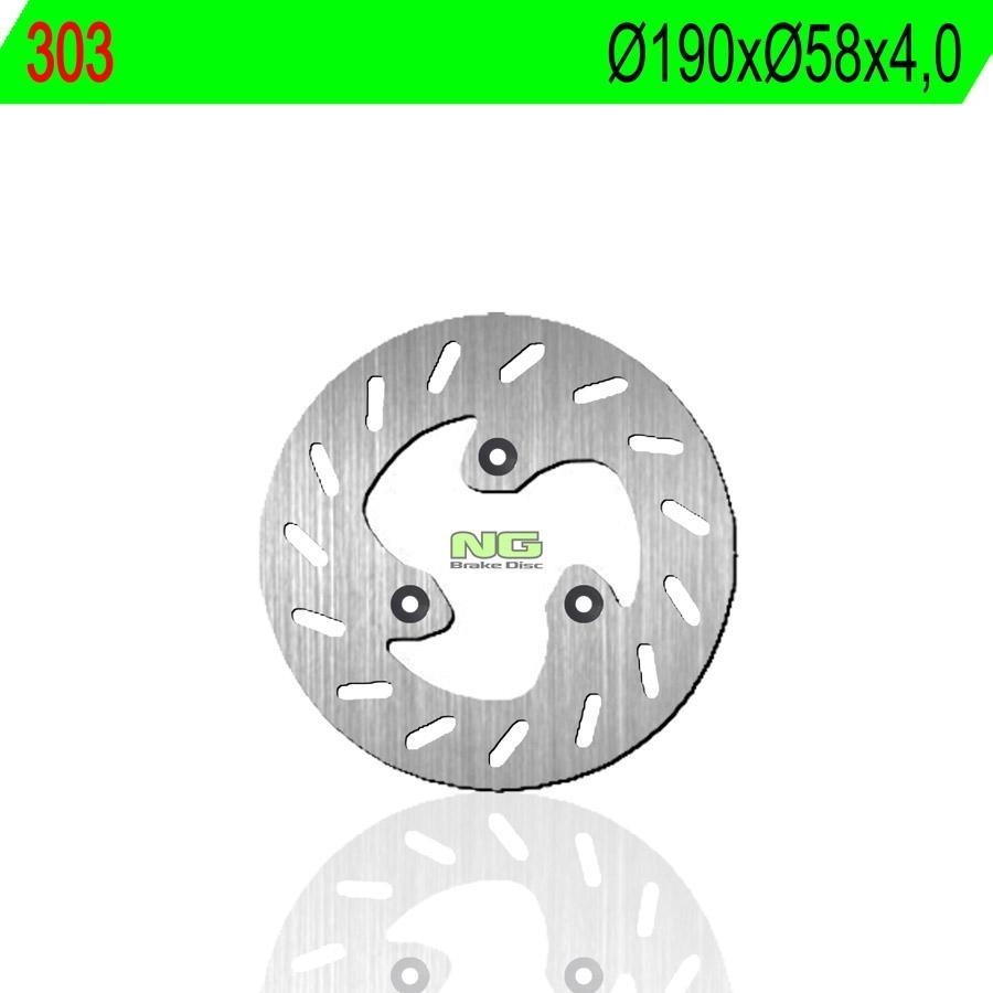 DISCO FRENO NG 303  190 X  58 X 4