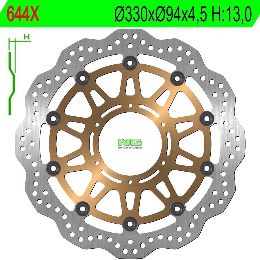 DISCO FRENO NG 644X  330 X  94 X 4.5