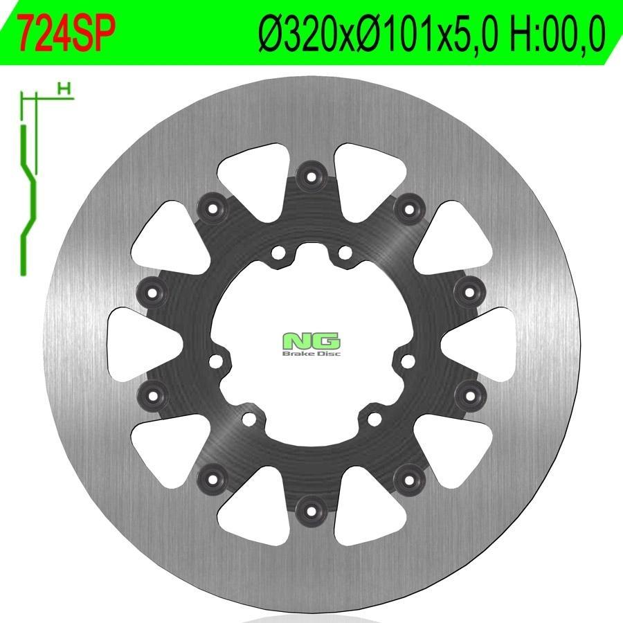 DISCO FRENO NG 724SP  320 X  101 X 5