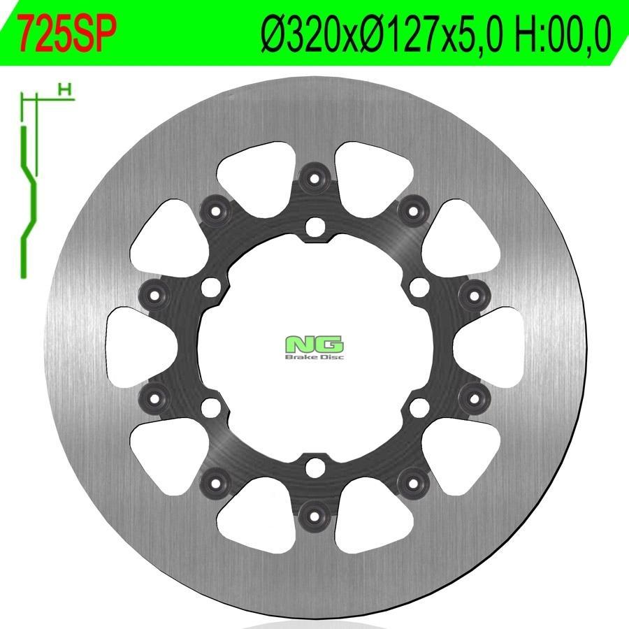 DISCO FRENO NG 725SP  320 X  127 X 5