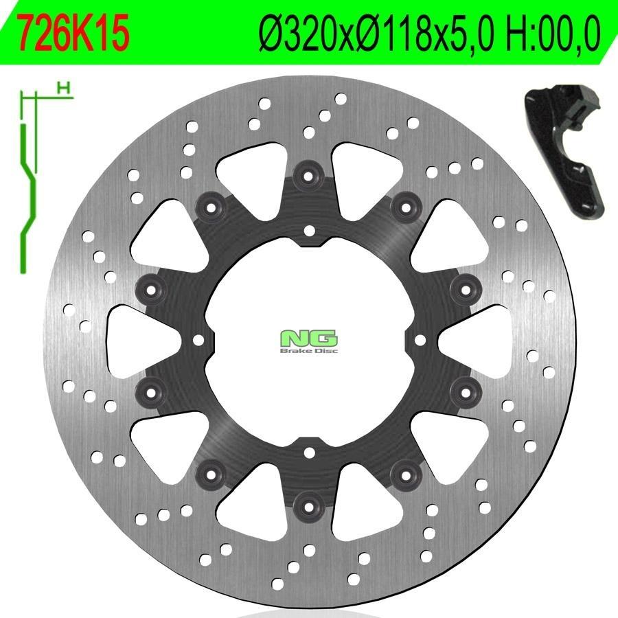 DISCO FRENO NG 726XK15  320 X  118 X 5