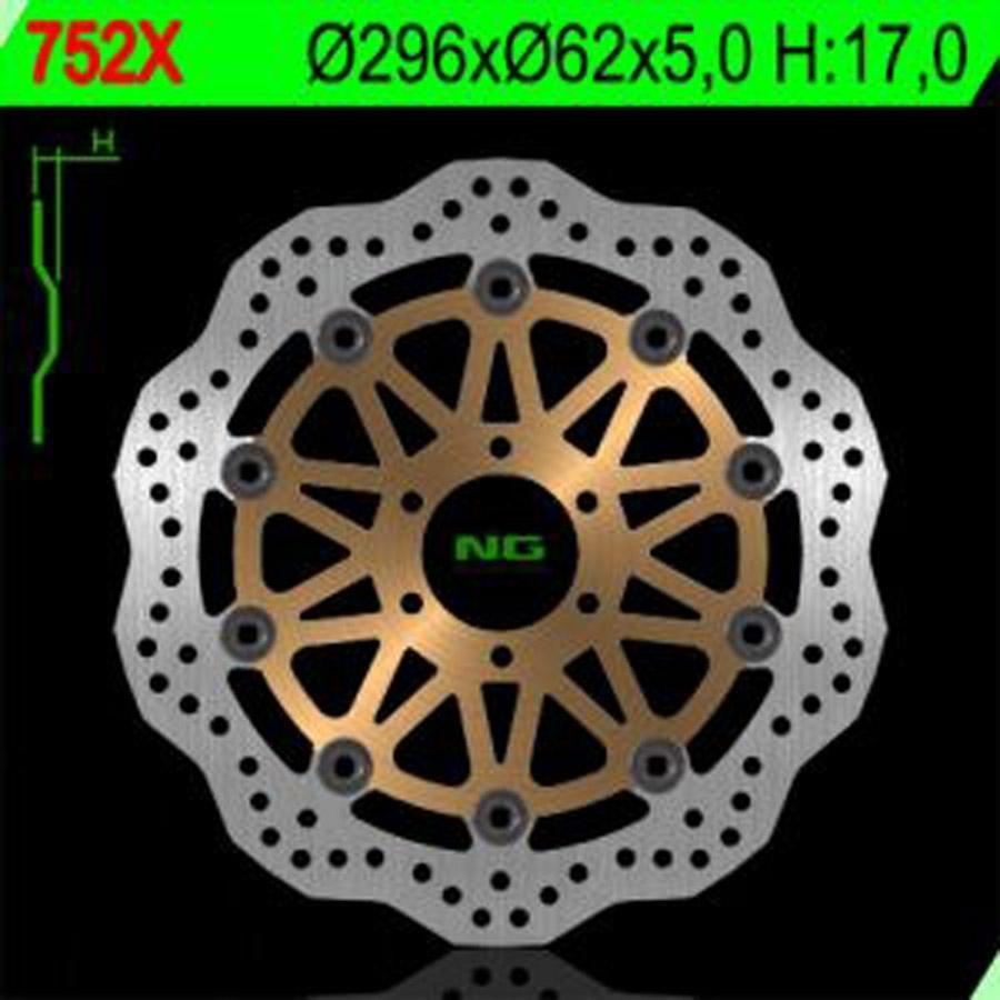 DISCO FRENO NG 752X  296 X  62 X 5