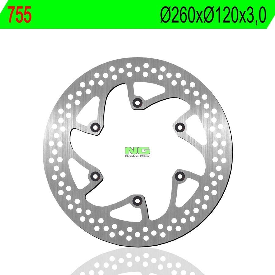 DISCO FRENO NG 755  260 X  120 X 3