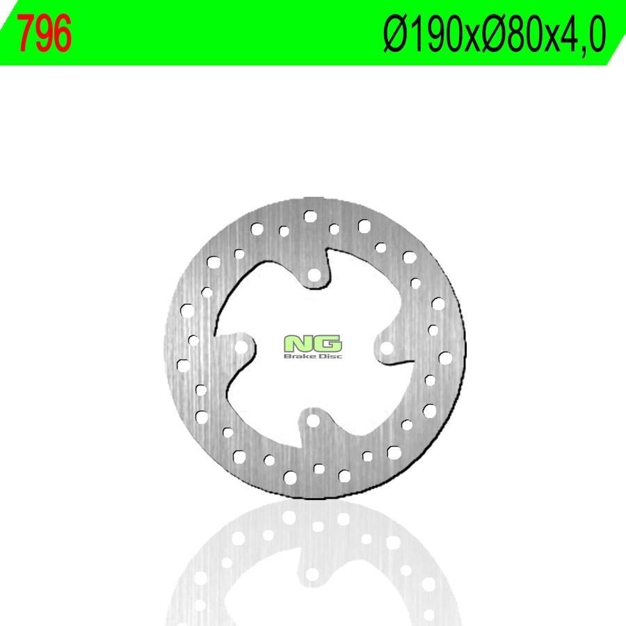 DISCO FRENO NG 796  190 X  80 X 4