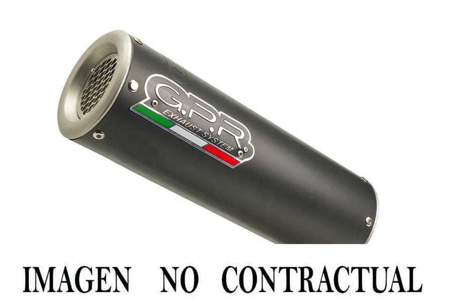 ESCAPE GPR EXHAUST SYSTEM YAMAHA MT-09 FJ-09 2021/2022 E5 ESCAPE COMPLETO HOMOLOGADO Y CATALIZADO M3 BLACK TITANIUM