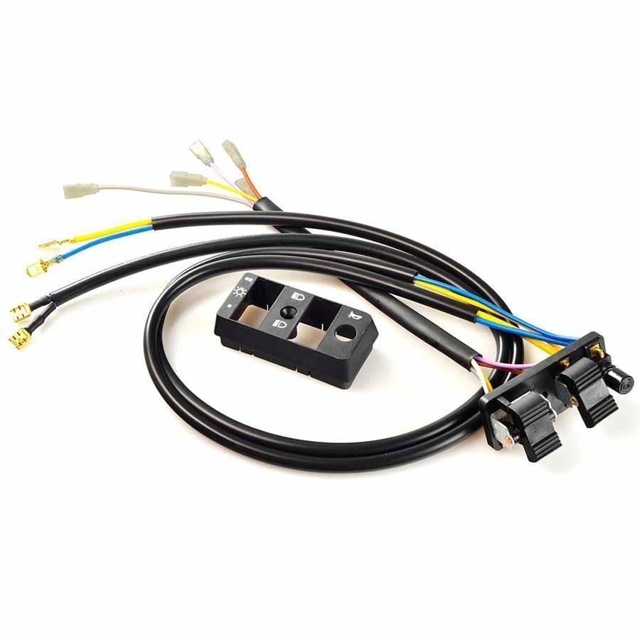 LLAVE DE LUCES CONMUTADOR VESPA 215668 PX (SINCE 1984) - 9 CABLE (MOD. SIN BATERIA)   45580
