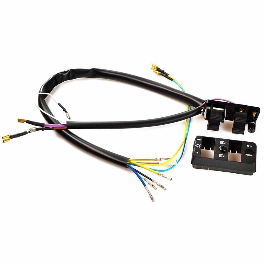 LLAVE DE LUCES CONMUTADOR VESPA 217898 PX (DESDE 1984) - 7 CABLE (MOD. SIN ARRANQUE ELÉCTRICO)   45588