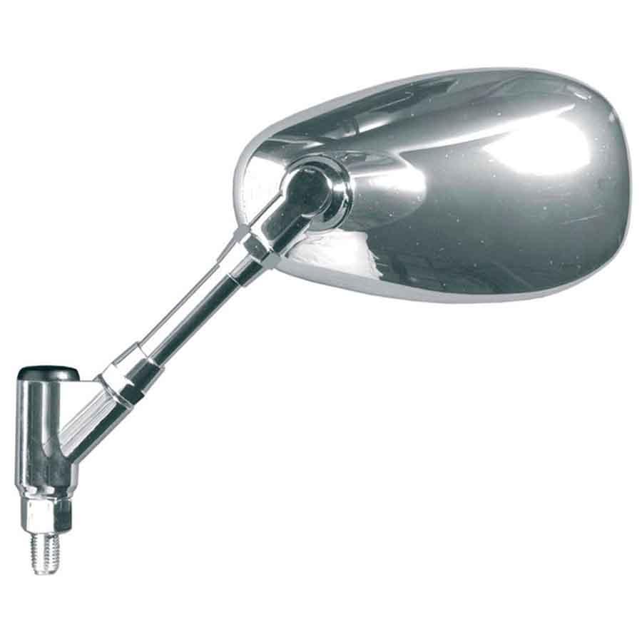 ESPEJO RETROVISOR V-PARTS OVALADO STANDARD M10 CROMADO R/I   E348RI
