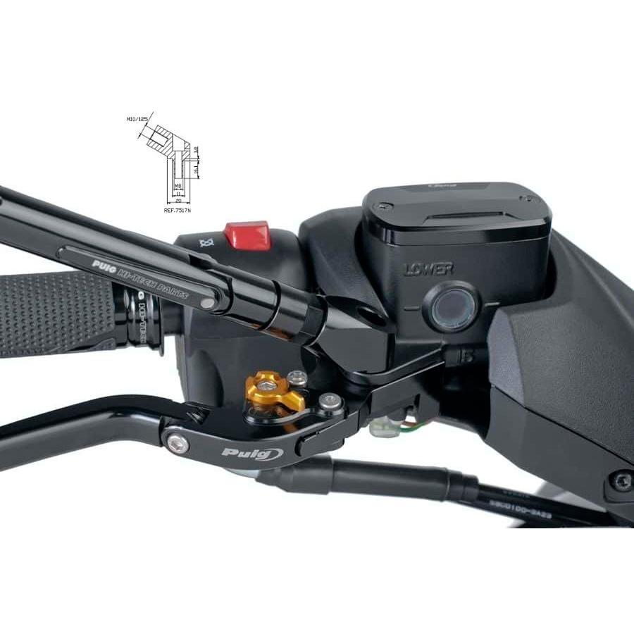 SOPORTE ESPEJO A EJE MANETA TMAX 500 12'-16'
