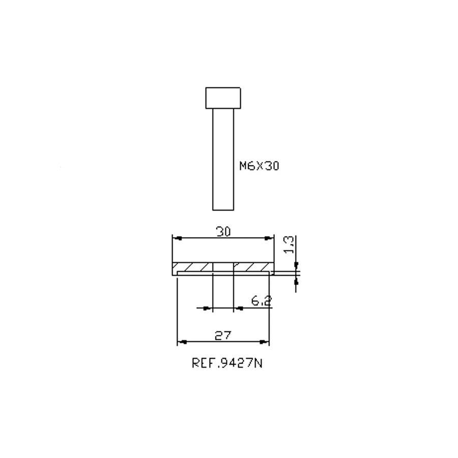 ACOPLADOR RETROVISOR HI-TECH IV GSX-S750 17'