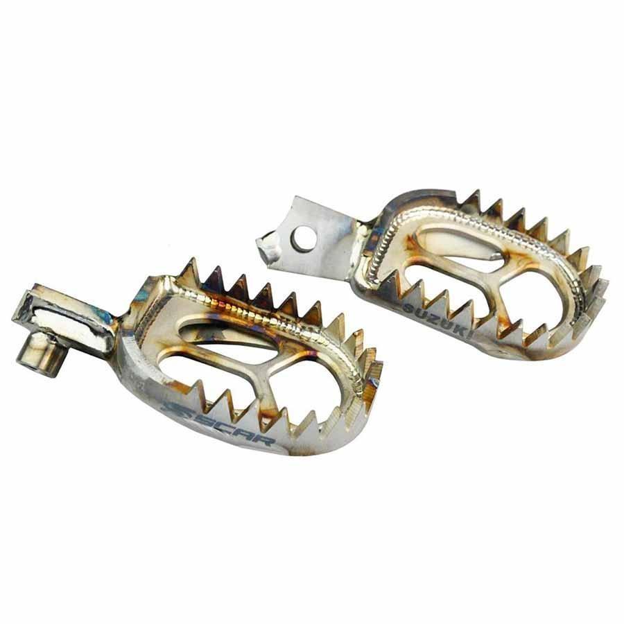REPOSAPIES ESTRIBERAS SCAR TITANIO SUZUKI S4516  440721