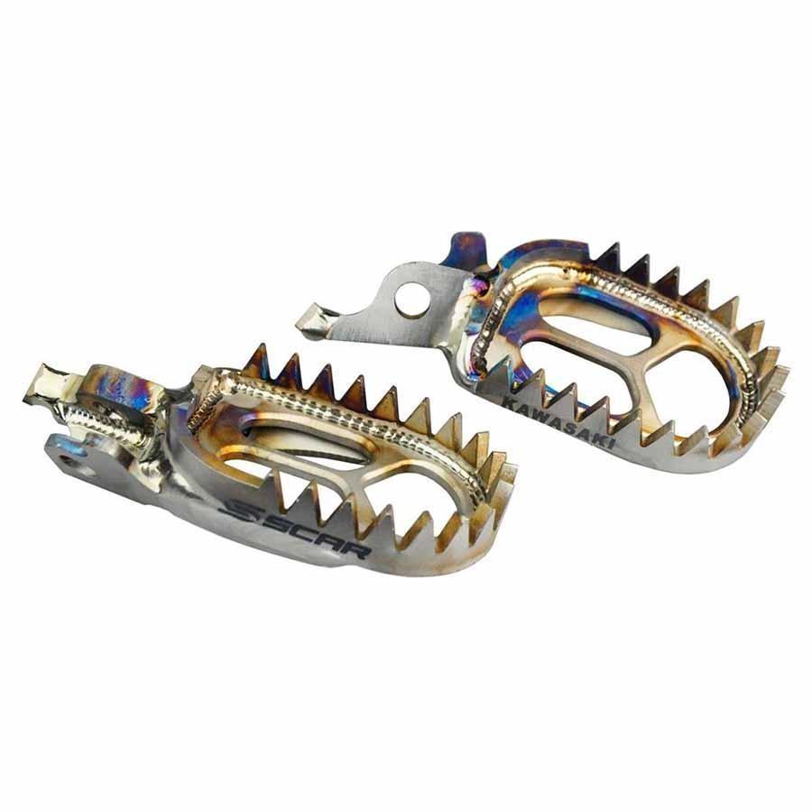 REPOSAPIES ESTRIBERAS SCAR TITANIO KAWASAKI S3516  440723