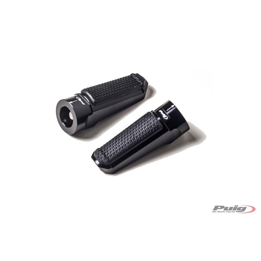 REPOSAPIES ESTRIBERAS PUIG RACING+GOMA LADO DER/IZQ C/NEGRO