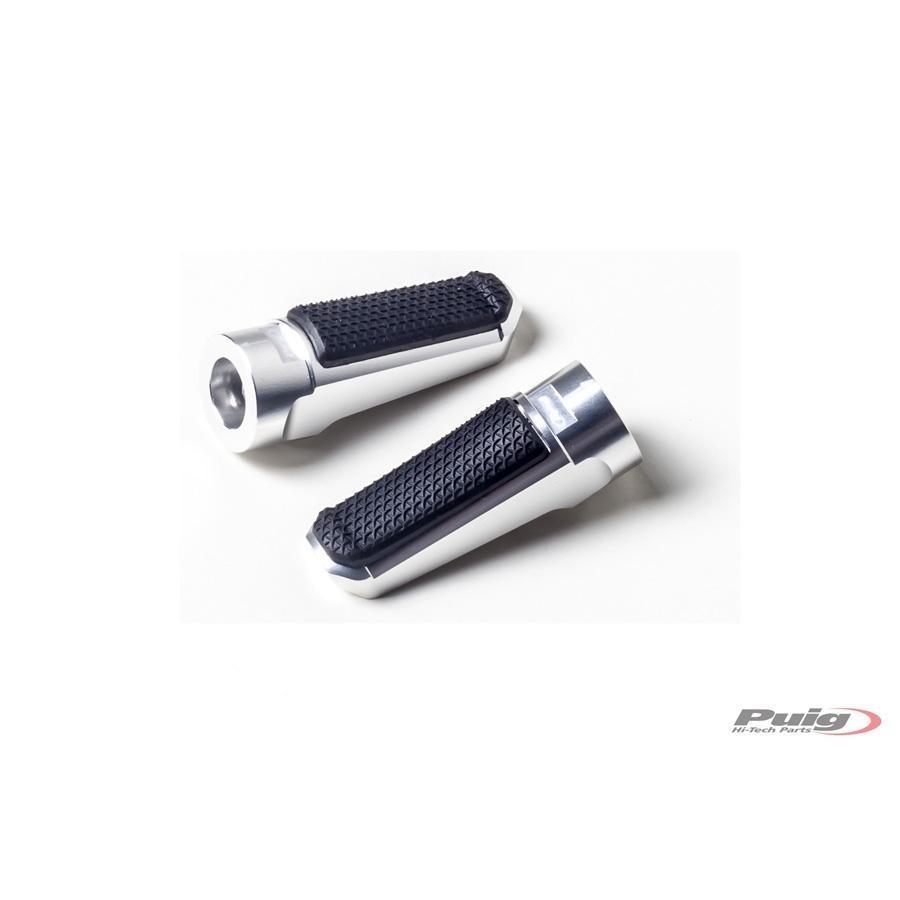 REPOSAPIES ESTRIBERAS PUIG RACING+GOMA LADO DER/IZQ C/PLATA