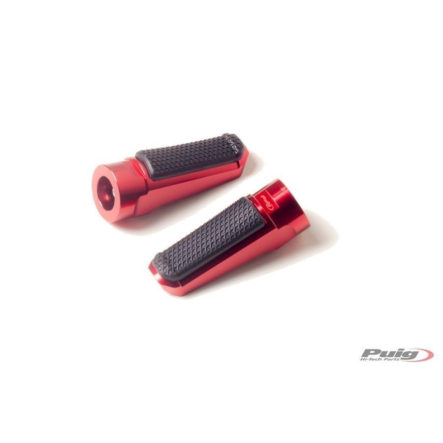 REPOSAPIES ESTRIBERAS PUIG RACING+GOMA LADO DER/IZQ C/ROJO