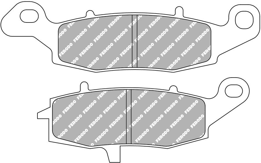 PASTILLAS FRENO FERODO FDB2049P  FD179  07KA15  07KA18  07SU16