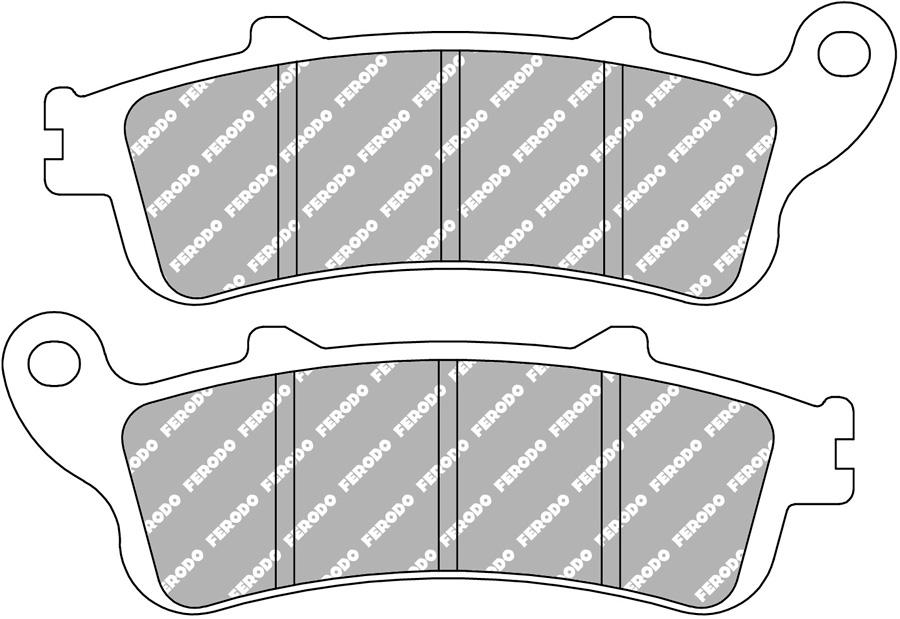 PASTILLAS FRENO FERODO FDB2073P  FD205  07034  07HO42  7034