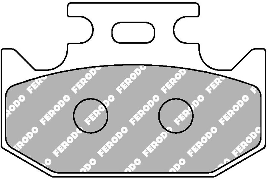 PASTILLAS FRENO FERODO FDB659SG 114 07KA12  07SU18