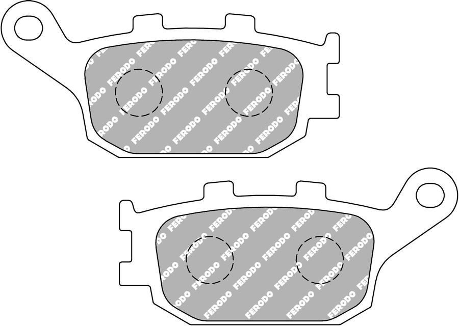 PASTILLAS FRENO FERODO FDB754P 134 07HO36