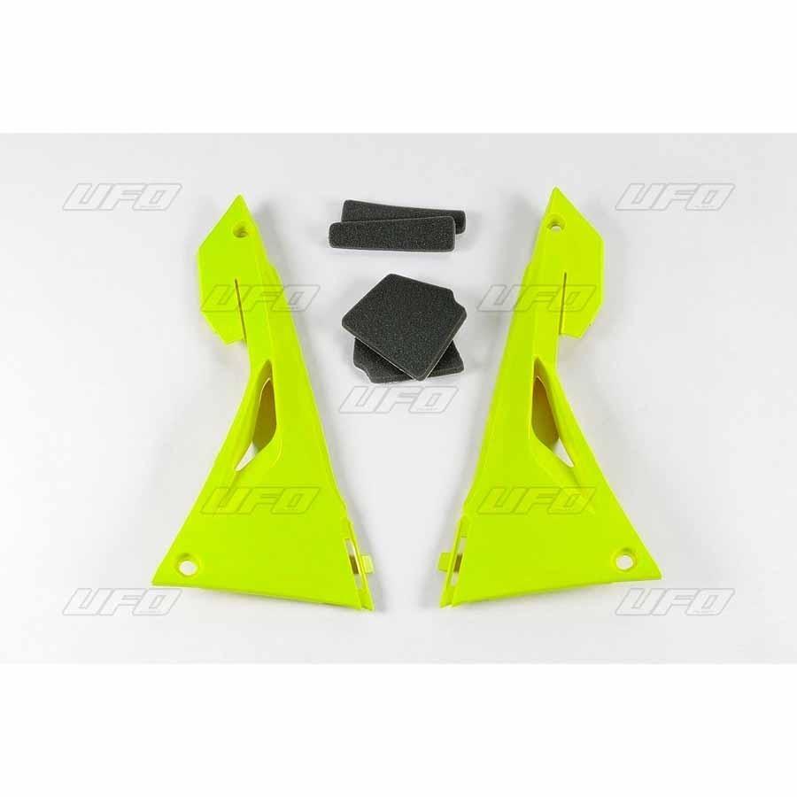TAPA CAJA FILTRO AIRE UFO HONDA AMARILLO FLUOR HO04685-DFLU   94273