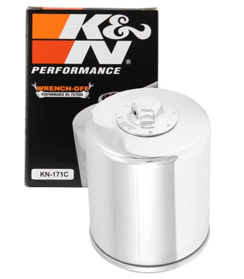 FILTRO ACEITE K&N CROMADO HARLEY DAVIDSON  FKN171C