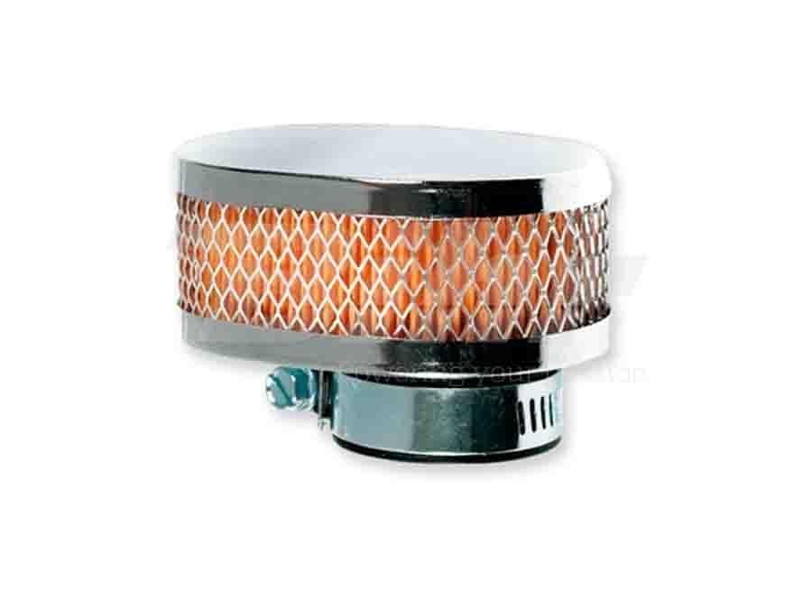 FILTRO POTENCIA OVALADO PAPEL 28/35 45'. CROMO T-9-45'-CHROME 351