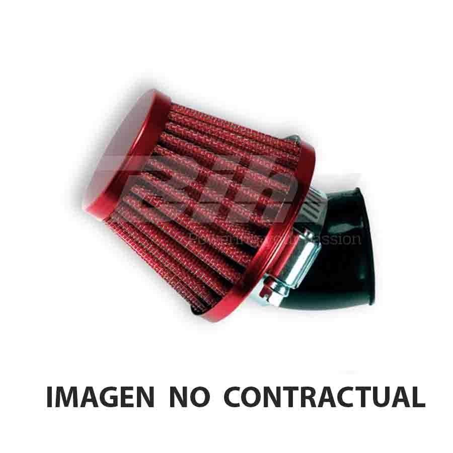 FILTRO POTENCIA V-PARTS CONICO PAPEL 28/35 45'. ROJO L-302-45'-RED 730RJ