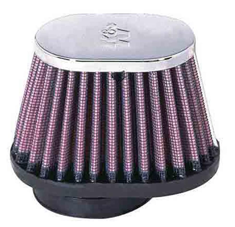 FILTRO AIRE K&N CROMADO UNIVERSAL 2'FLG, 4 X 3'B. 3 X 2'T  FRC1820