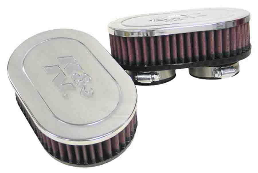 FILTRO POTENCIA K&N DOBLE CROMADO DIÁMETRO 54 MM FRC2282