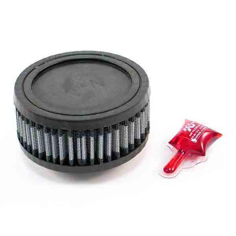FILTRO AIRE K&N UNIVERSAL GOMA 1-3/4FLG, 4-1/2OD,2H  FRU0370