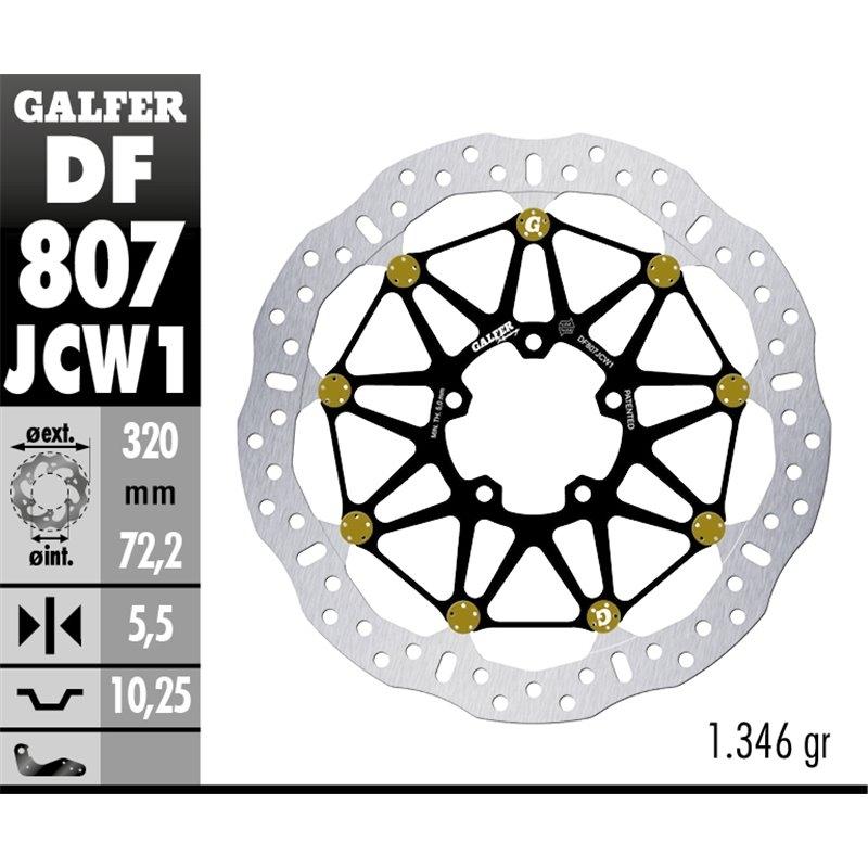 DISCO GALFER WAVE FLOTANTE RACING 320X5.5MM DF807JCW1G03