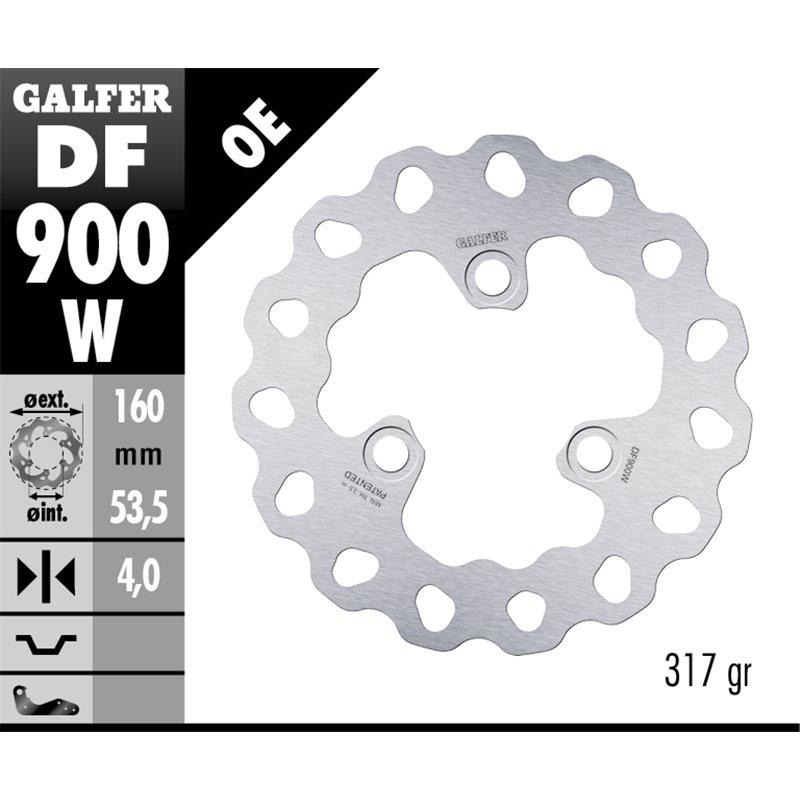 DISCO GALFER WAVE FIJO 190x4mm DF900W