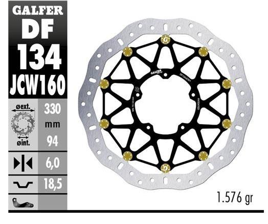 DISC WAVE FLOATECH RACING 330X6MM