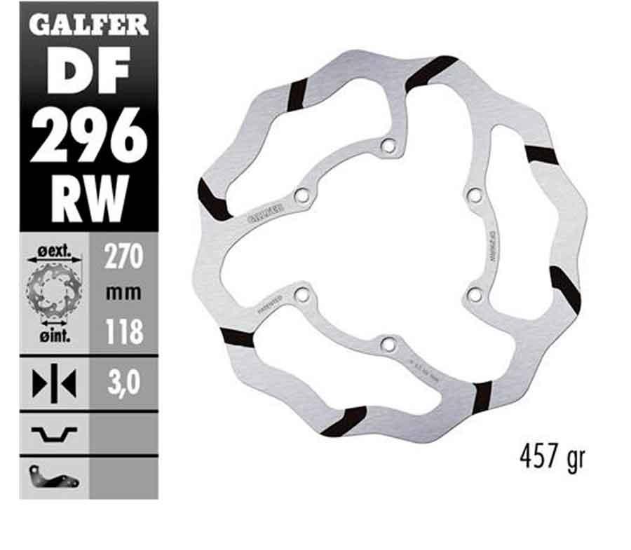 DISC WAVE FIXED GROOVED 270x3mm