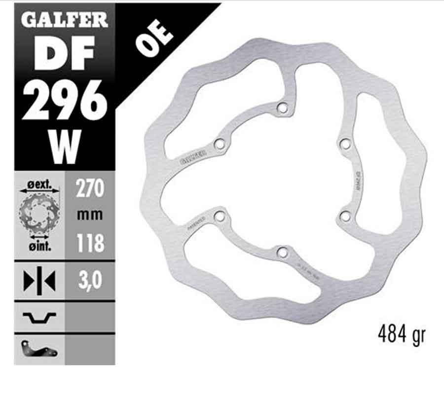 DISC WAVE FIXED 270x3mm